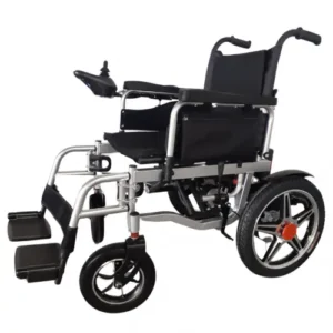 Poylin P200E-2024 Katlanabilir Akülü Tekerlekli Sandalye MANYETİK FRENLİ